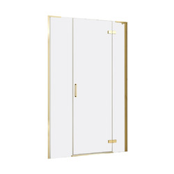 Душевая дверь Rea Hugo Matt Gold REA-K8410+REA-K6610 110x200