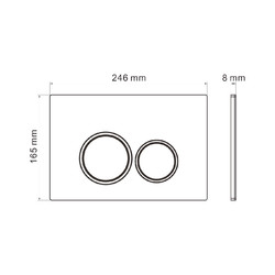 Система инсталляции для подвесного унитаза 4 в 1 Roxen StounFix Slim 812643