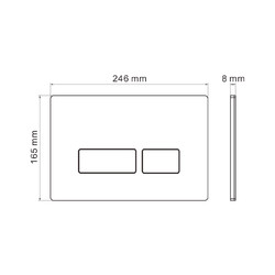 Система инсталляции для подвесного унитаза 4 в 1 Roxen StounFix Slim 833336