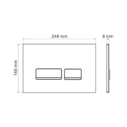 Система инсталляции для подвесного унитаза 4 в 1 Roxen StounFix Slim 873337