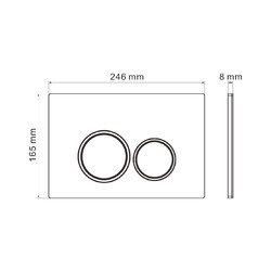 Комплект инсталляции и унитаза 6 в 1 Roxen StounFix Slim 505547