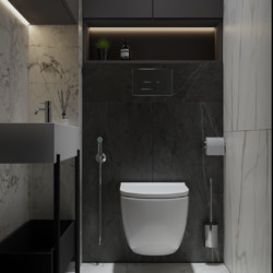 Комплект инсталляции и унитаза 6 в 1 Roxen StounFix Slim 512989