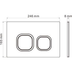 Комплект инсталляции и унитаза 6 в 1 Roxen StounFix Slim 545698