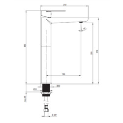 Смеситель для умывальника Deante Alpinia BGA_020K