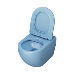 Унитаз подвесной Grossman Color GR-4411BSMS, с крышкой дюропласт SoftClose