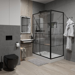 Душевой уголок Niagara Nova NG-0220-08 BLACK 120x80