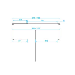 Душевая дверь RGW Passage PA-02 NEW 100x185