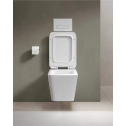 Комплект инсталляции WeltWasser Marberg 507 SE с кнопкой хром и унитазом Alpen A05S