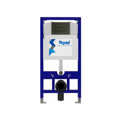 Инсталляция для унитаза Teymi Aina 52 T70011, с кнопкой Helmi T70203BM (чёрный матовый)