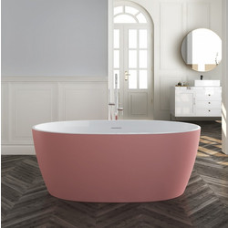 Акриловая ванна Teymi Lina 170x76x58, розовая матовая T130103