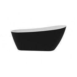 Акриловая ванна Teymi Solli  170x74x75,  черная матовая T130110