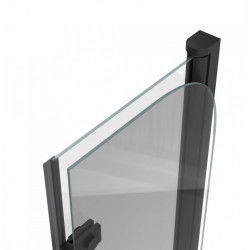 Шторка для ванны Teymi Anni 80х140, прозрачное стекло, T00277