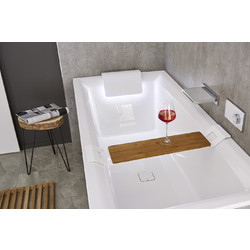 Акриловая ванна Riho Still Square Led B100004005 170x75, подголовник слева, белый