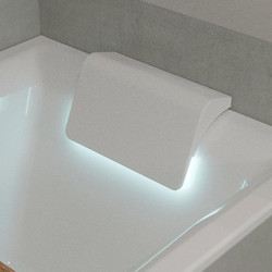 Акриловая ванна Riho Still Square Led B099005005 180x80, 2 подголовника, белый