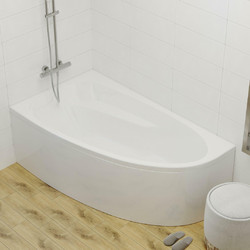 Акриловая ванна Triton Мадрид 150x95 R, с каркасом и экраном