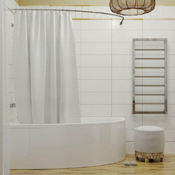 Акриловая ванна Triton Мадрид 150x95 R, с каркасом, экраном и сифоном