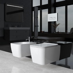 Унитаз подвесной CeraStyle Hera HC01706PH00, с функцией биде