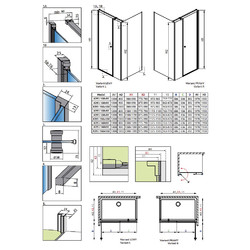 Душевой уголок Radaway Eos KDS I 120Rx90