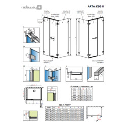 Душевой уголок Radaway Arta KDS II 90Lx70