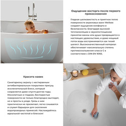 Акриловая ванна Wellsee Belle Spa 235701003, 150*75, левая