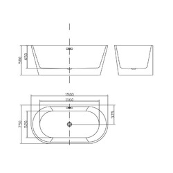 Акриловая ванна Triton-Pro Grant GT-150-75