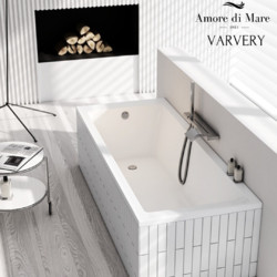 Акриловая ванна Amore di Mare (ADM) MIRO 170x75, с ножками