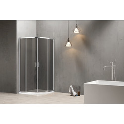 Душевой уголок Adema Гласс Лайн 100х90 тонированный