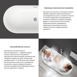 Акриловая ванна Wellsee Chic Riviera 236803004 179*85