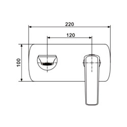 Смеситель для умывальника Rose R1341H