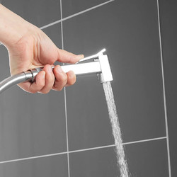 Смеситель с псевдобиде Rose R105C, белый/хром