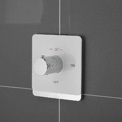 Смеситель с псевдобиде Rose R105C, белый/хром