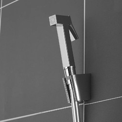 Смеситель с псевдобиде Rose R105C, белый/хром