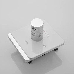 Смеситель с псевдобиде Rose R105C, белый/хром