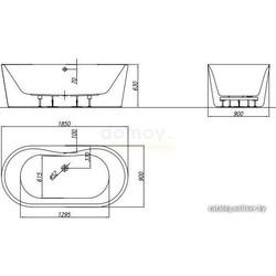 Акриловая ванна Kolpa-San Comodo-FS 185x90