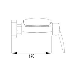 Смеситель для ванны Rose R1102H