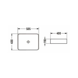 Умывальник UnicoPureza PB01408B 50,5x40