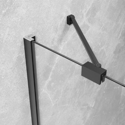 Душевой уголок Radaway Essenza Black KDJ+S 90х90 R