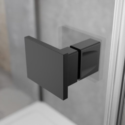 Душевой уголок Radaway Essenza Black KDJ+S 120х120 L