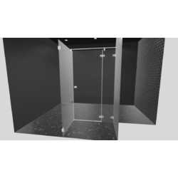 Душевой уголок Radaway Essenza Pro White KDJ 100х80 L