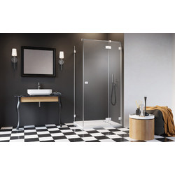 Душевой уголок Radaway Essenza Pro White KDJ 120х90 R