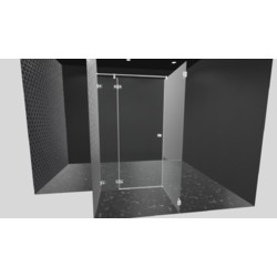 Душевой уголок Radaway Essenza Pro White KDJ 120х90 R