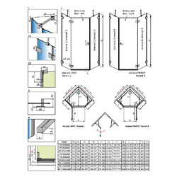 Душевой уголок Radaway Essenza Pro PTJ 90х90 R