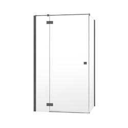 Душевой уголок Radaway Essenza 8 Brushed GunMetal KDJ 120х70 L