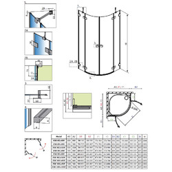 Душевой уголок Radaway Essenza Pro White PDD 90x90