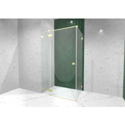Душевой уголок Radaway Essenza Pro Brushed Gold KDJ 100х80 L