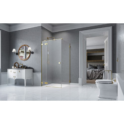 Душевой уголок Radaway Essenza Pro Gold KDJ 110х90 L