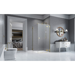 Душевой уголок Radaway Essenza Pro Gold KDJ 120х80 R