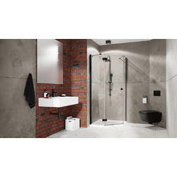 Душевой уголок Radaway Essenza Black PTJ 100х100 L