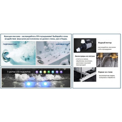 Гидромассажная ванна Cerutti C-494-17R 170х80