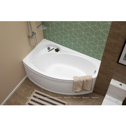 Акриловая ванна Aquanet Jersey 170x90 L, с каркасом
